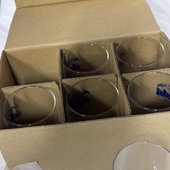 引き取り限定　アサヒビールグラス　6本の画像