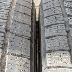 工賃込み　ブリヂストン２０２３年製冬タイヤ１８５／７０Ｒ１４　４本セットの画像