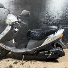 ★支払総額8.8万円★関東圏内即日配送可能！全車走行テスト済みです！ スズキ アドレスV125G シルバー CF4EA 人気のV125！Gタイプ！ 社外マフラー！ エナメルシート！の画像