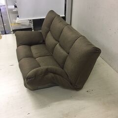  25105  2人掛けローソファ　リクライニング　形可変　コンパクトソファ NITORI   ◆大阪市内・東大阪市他 6,000円以上ご購入で無料配達いたします！◆ ※高槻・枚方方面◆西宮・尼崎方面◆生駒方面　それぞれ条件付き無料配送あり！            の画像