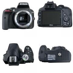 186000 現状品 Nikon ニコン デジタル一眼レフ D3300 ブラック [0000000002105]の画像