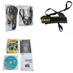 186000 現状品 Nikon ニコン デジタル一眼レフ D3300 ブラック [0000000002105]の画像