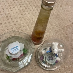 お花の置き物たちの画像