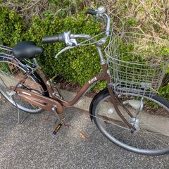 【中古自転車】アサヒサイクル　ラピス　26インチ　内装3段変速　シティ車　ママチャリの画像