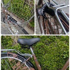 【中古自転車】アサヒサイクル　ラピス　26インチ　内装3段変速　シティ車　ママチャリの画像