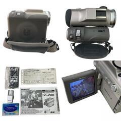 186000 SHAP シャープ Viewcam ZVL-Z900　箱入り バッテリー アダプター 液晶デジタルビデオカメラ  VL-Z900  クリーナー [0000000002107]の画像
