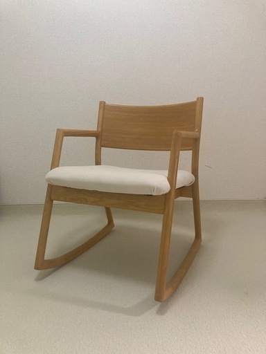 【グッドデザイン賞】ロッキングアームチェアゆうら【引き取り限定】
