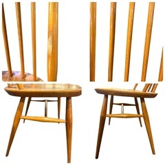 60s ercol アーコール ヴィンテージ ウインザーチェア ハイバックチェアの画像