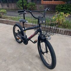 自転車　18インチ　子供用　キッズ　幼児　児童　男の子　防犯登録抹消済　随分前の譲渡証明書有　サビやくたびれ感はありますがまだ乗れると思います！　の画像