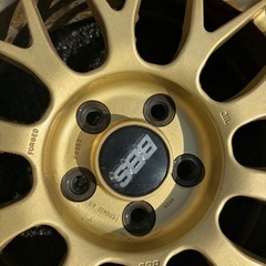 BBS ゴールド 16インチ 2本のみ RG362 6.5j PCD100の画像