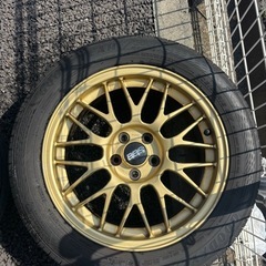 BBS ゴールド 16インチ 2本のみ RG362 6.5j PCD100の画像
