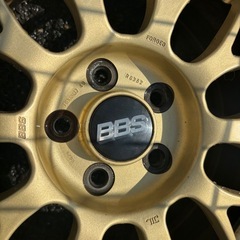 BBS ゴールド 16インチ 2本のみ RG362 6.5j PCD100の画像