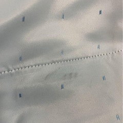 NITORI 水色 ドット模様 カーテン　2組4セットの画像