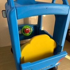 バス型 乗り物 子供 おもちゃ 足蹴り車 乗用玩具の画像