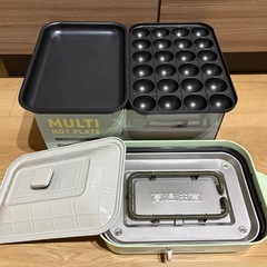 ☆未使用に近い☆　PIATTO
 ホットプレート ミントグリーンの画像