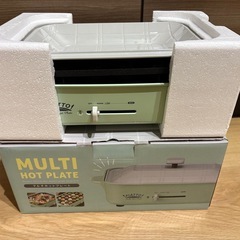 ☆未使用に近い☆　PIATTO
 ホットプレート ミントグリーンの画像