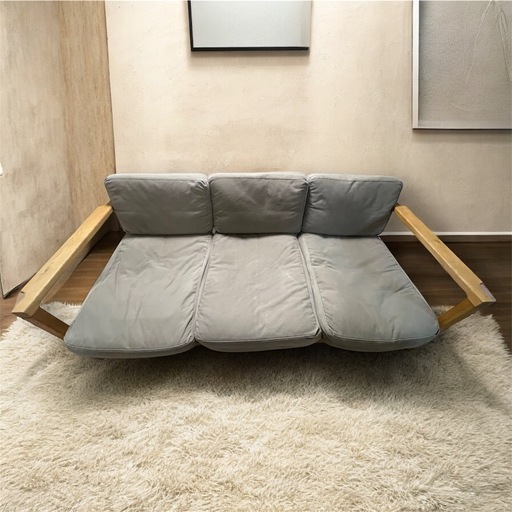 既存落札者　a.depeche / ア.デペシュ　Soloソロ 3人掛けソファ ファブリック