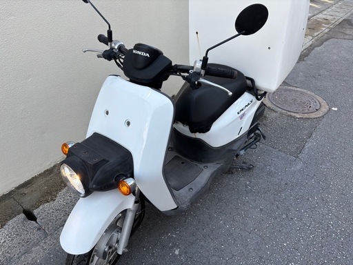 【超低走行59km】HONDAベンリー！整備・コーティング済＆リアBOX付！原付バイク！