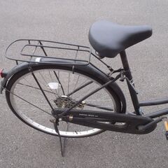 ママチャリ　26型　両立スタンドで安定　シングルギア　前かご　荷台付　軽快に走行　試乗歓迎の画像