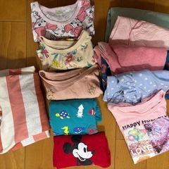 決まりました。100cm〜120cm女の子服　差し上げますの画像