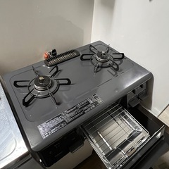 二口ガスコンロの画像