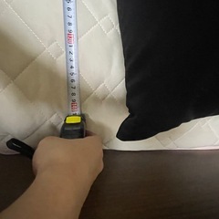 【ほぼ未使用】抱き枕   ビーズクッション　ネイビーの画像