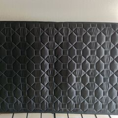 シングル ベッドのマットレス 20cm ブラック やや硬め 体圧分散 静音の画像
