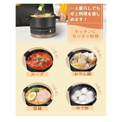 ☆未使用に近い☆HAGOOGI　電気グリル鍋の画像