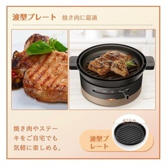 ☆未使用に近い☆HAGOOGI　電気グリル鍋の画像