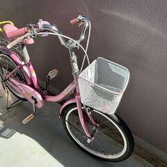 キッズ自転車20インチ（補助輪付属あり）の画像