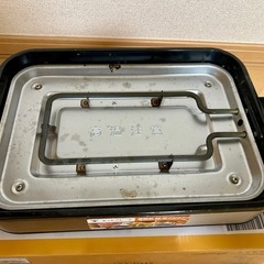 【山善】ホットプレート　たこ焼き器付きの画像