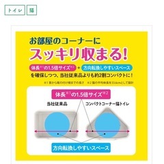 猫/トイレ/ライオン/コーナー/三角の画像