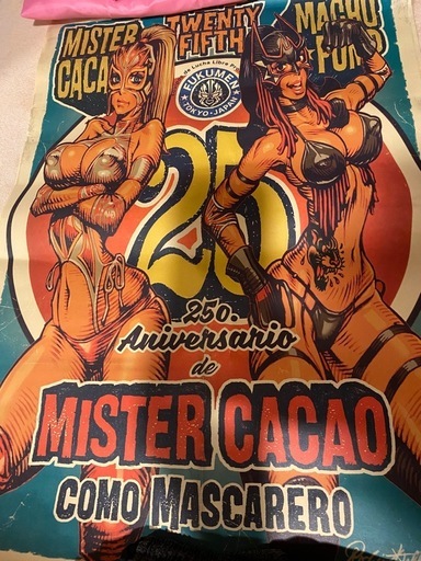 ロッキンジェリービーンMister Cacao 25周年ポスター