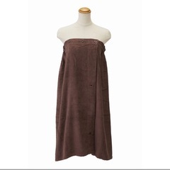 2着セットで！！ECOパイル地2WAYガウン（両開きタイプ）（ダークブラウン）の画像