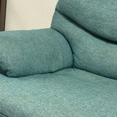 緑そふぁーソファーの画像