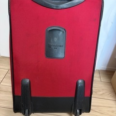 Samsonite サムソナイト 赤 キャリーバッグ 機内持ち込み可 拡張機能付き 55.5×35×23.5cmの画像