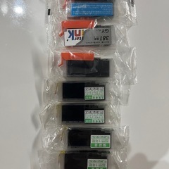 互換インクカートリッジ7本セットBCI-381XL グレー(GY)の画像