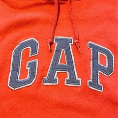 GAP パーカー　オレンジ　Lサイズ　古着の画像