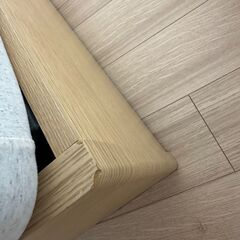 【取引中】 ウッド調セミダブルベッド 収納2杯＆コンセント付き！ 早く取りに来てくださる方の画像