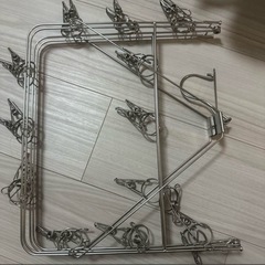 ニトリ オールステンレス　角ハンガー24ピンチの画像