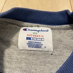 Champion　スウェット ブルー　Lサイズ　古着の画像
