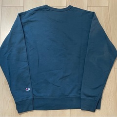 Champion 古着　スウェット　L 青緑の画像