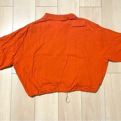 Polo by Ralph Lauren オレンジ リメイク　ポロシャツ XL 古着の画像