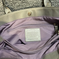COACH ハンドバッグ　グレーの画像