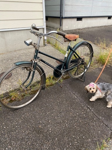 商談中　昭和　レトロ　ブリヂストン　自転車