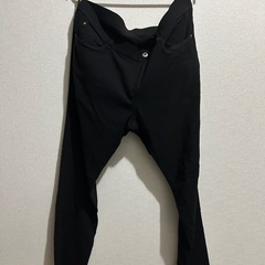QUICK BEAUTY ウエストゴム　黒パンツ4Lの画像