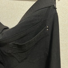 QUICK BEAUTY ウエストゴム　黒パンツ4Lの画像