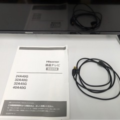 Hisense フルハイビジョンスマート液晶テレビ　40型　リモコン無しの画像