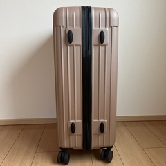 キャリーケース ベージュ Lサイズ    の画像
