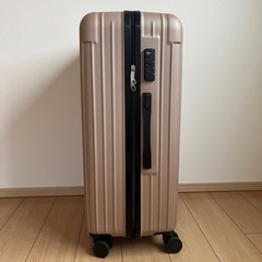キャリーケース ベージュ Lサイズ    の画像